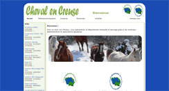 Desktop Screenshot of chevalencreuse.com